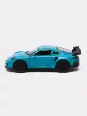 Голубой металлическая коллекционная машинка Porsche 911 GT3