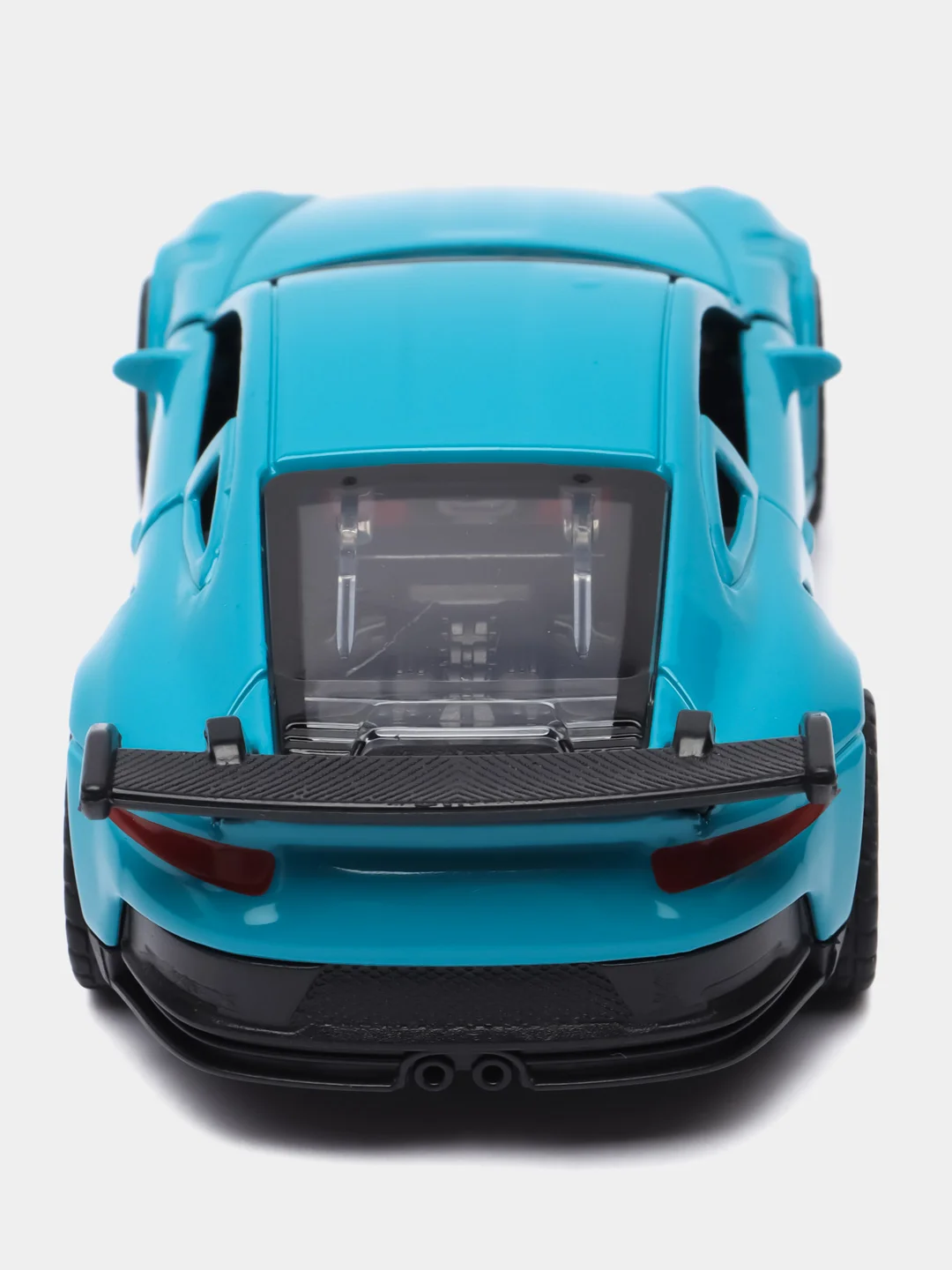 Голубой металлическая коллекционная машинка Porsche 911 GT3