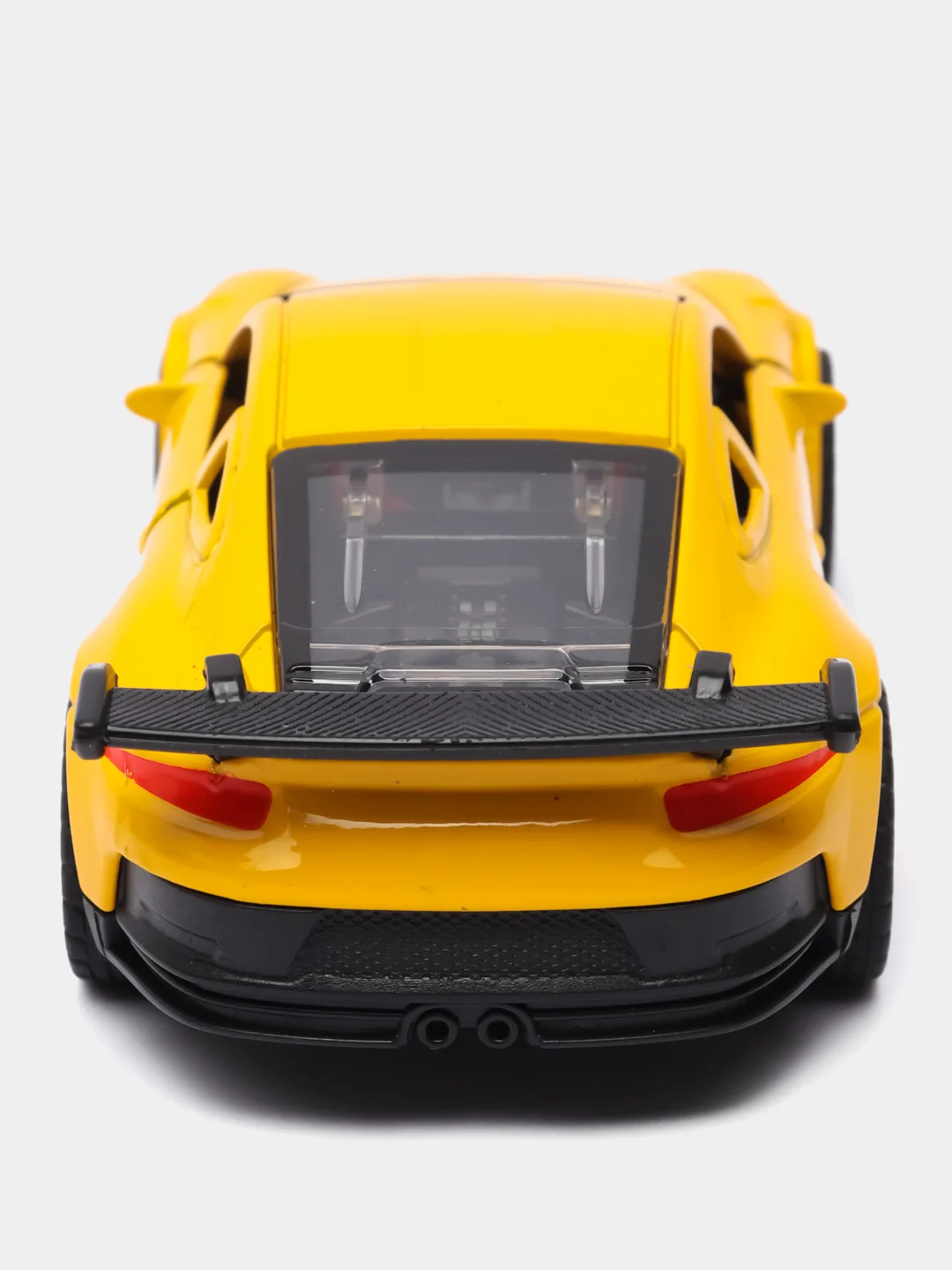 Желтый металлическая коллекционная машинка Porsche 911 GT3