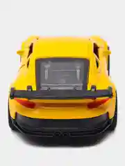Желтый металлическая коллекционная машинка Porsche 911 GT3