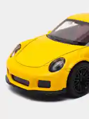Желтый металлическая коллекционная машинка Porsche 911 GT3