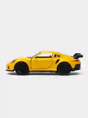 Желтый металлическая коллекционная машинка Porsche 911 GT3