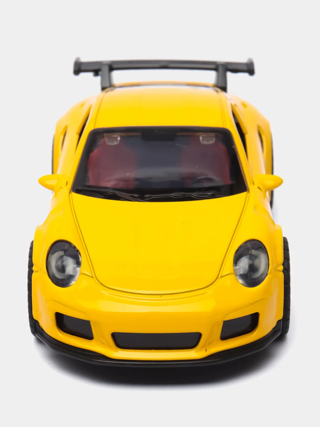 Желтый металлическая коллекционная машинка Porsche 911 GT3