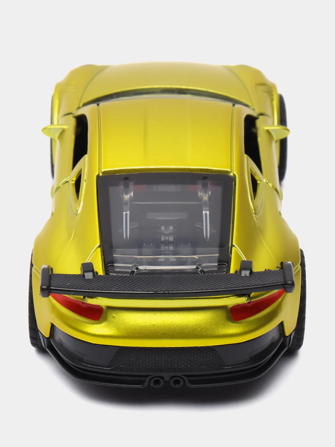 Золотой металлическая коллекционная машинка Porsche 911 GT3