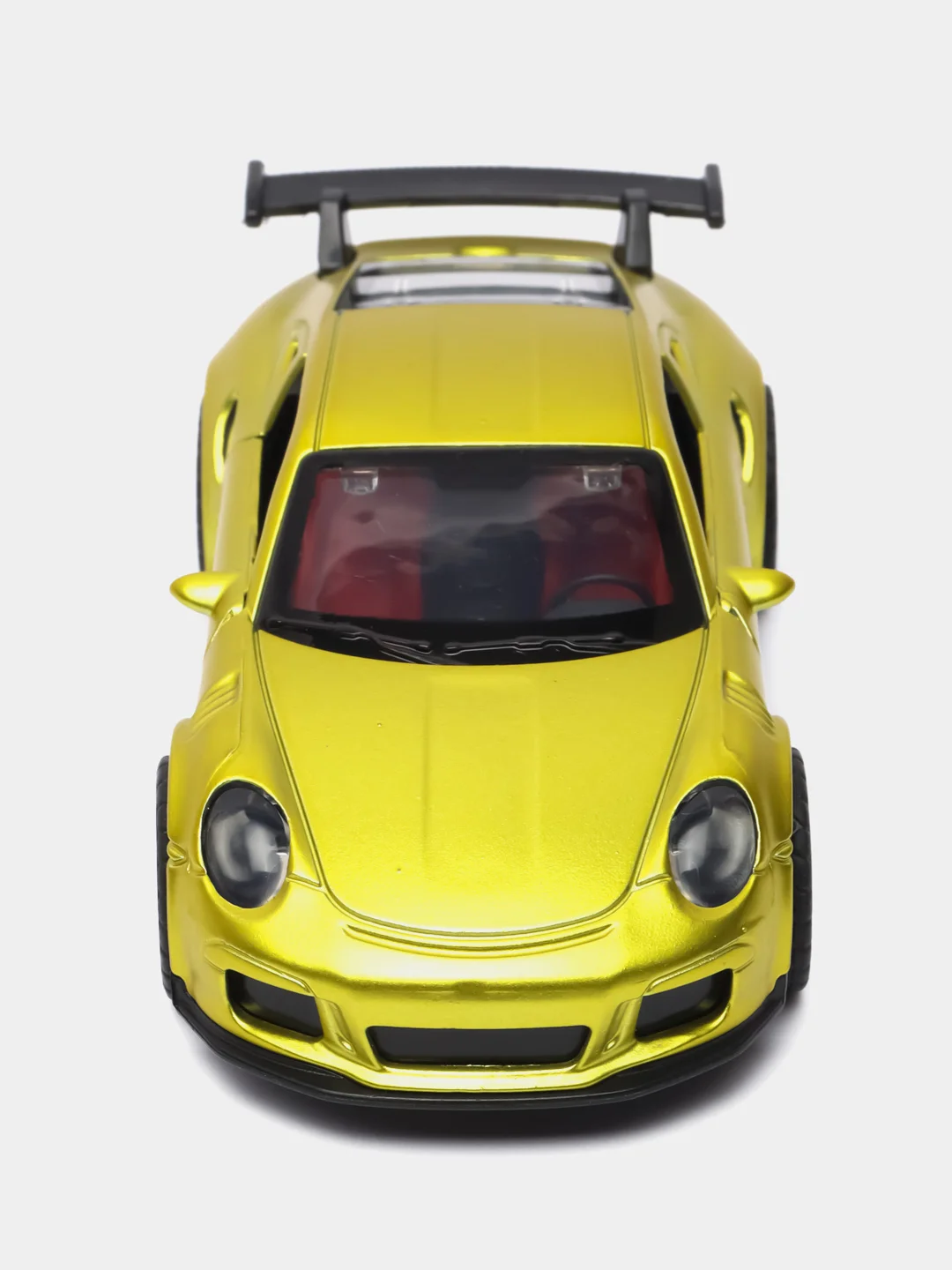 Золотой металлическая коллекционная машинка Porsche 911 GT3