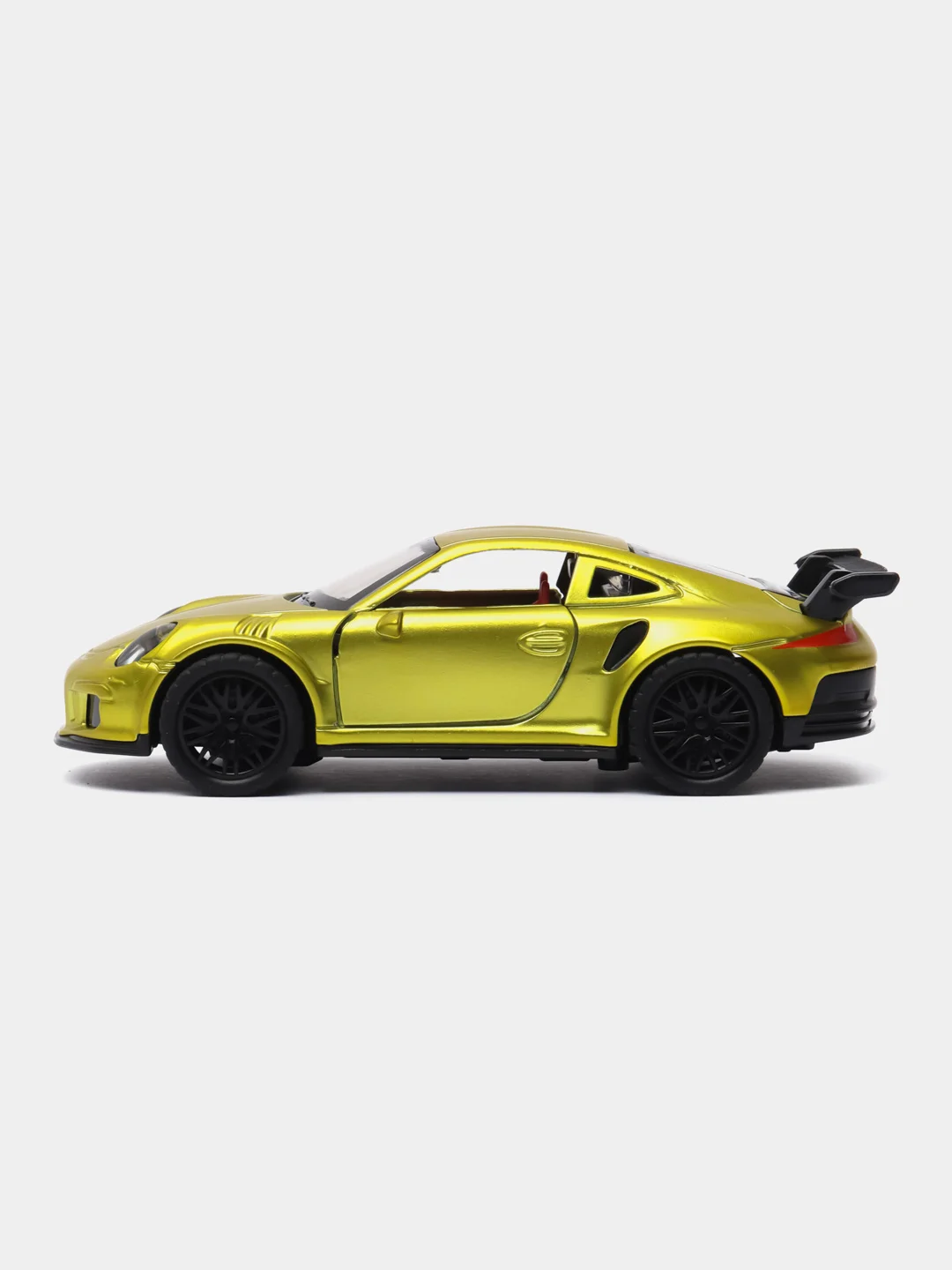 Золотой металлическая коллекционная машинка Porsche 911 GT3
