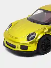 Золотой металлическая коллекционная машинка Porsche 911 GT3