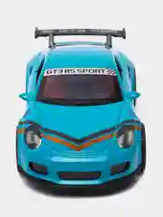 Золотой металлическая коллекционная машинка Porsche 911 GT3