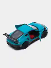 Золотой металлическая коллекционная машинка Porsche 911 GT3