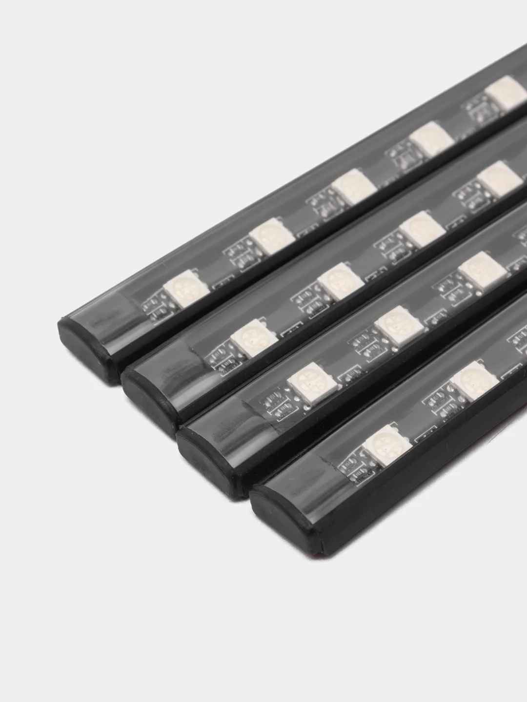 Хром подсветка ног салона в авто, 9-18 светодиодов, прикуриватель, USB, приложение