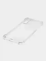 Прозрачный противоударный чехол для Xiaomi Poco F3 силиконовый ROSCO с усиленными углами, прозрачный