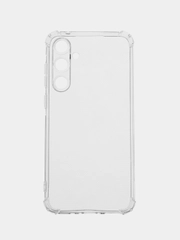 Чехол противоударный на Samsung Galaxy A35 (Самсунг Галакси А35), прозрачный, силиконовый
