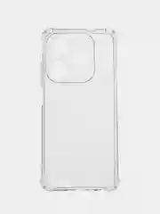 Прозрачный чехол для Tecno Spark 20 (Техно Спарк 20), прозрачный, силиконовый, противоударный