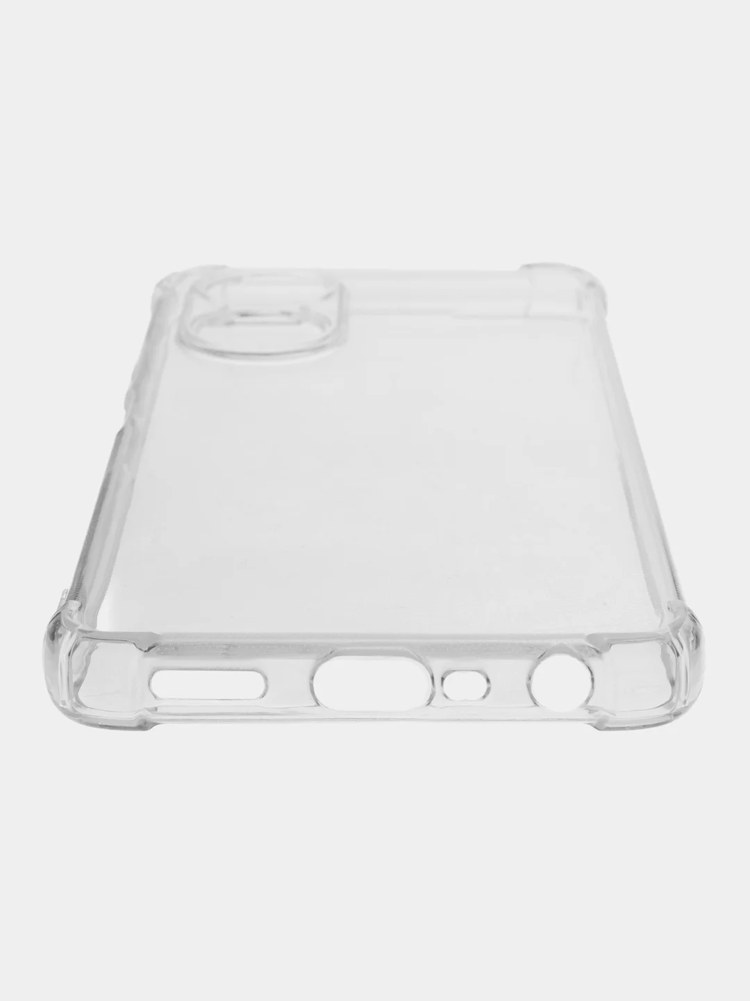Прозрачный чехол для Oppo A58 (Оппо А58), прозрачный, силиконовый, противоударный