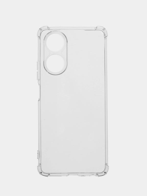 Чехол для Oppo A58 (Оппо А58), прозрачный, силиконовый, противоударный