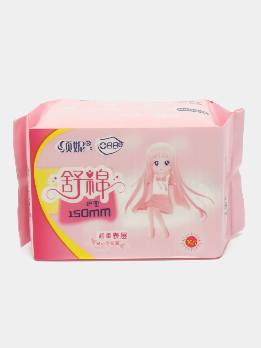 Гигиенические женские прокладки OBB SILK NORMAL для подростков Jing Jing 150mm