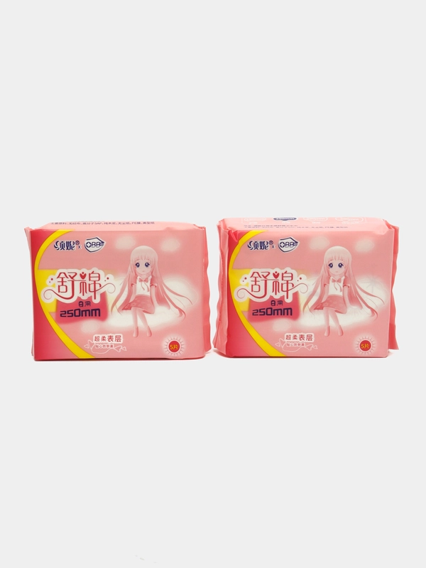 Гигиенические женские прокладки OBB SILK NORMAL для подростков Jing Jing 250mm