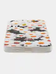 Золотой силиконовый чехол на Xiaomi Redmi 12 (Редми 12), прозрачный, с рисунком, защита камеры