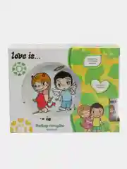 Набор посуды Love is в подарочной упаковке, 3 предмета, фарфор