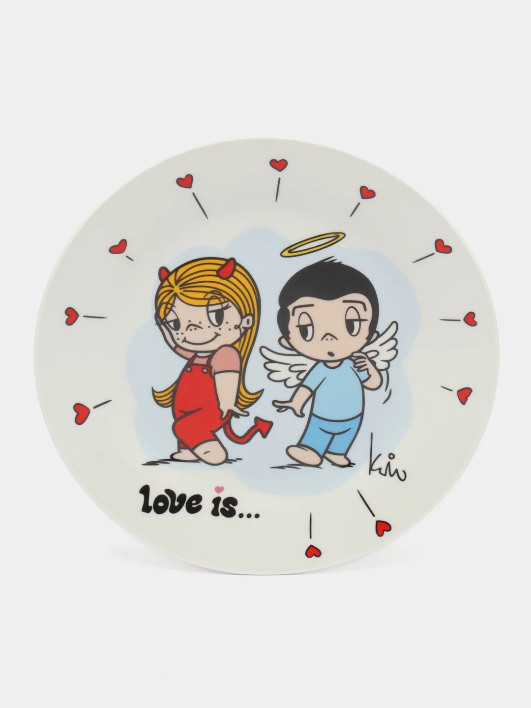 Набор посуды Love is в подарочной упаковке, 3 предмета, фарфор