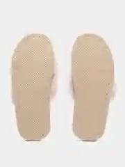 Розовый тапочки домашние женские, меховые, пушистые, открытые
