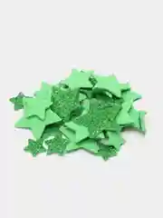 Зеленый звёздочки декоративные, из фоамирана