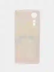 Желтый силиконовый чехол на Oppo A78 4G (Оппо А78 4G), прозрачный, с рисунком, защита камеры