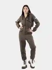 Хаки комбинезон женский из софтшелла