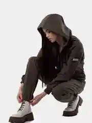 Хаки комбинезон женский из софтшелла