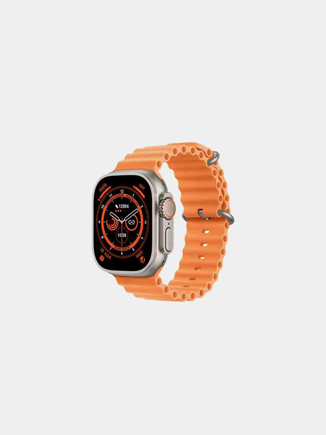 Серый меланж умные часы Smart Watch Ultra 8 Series