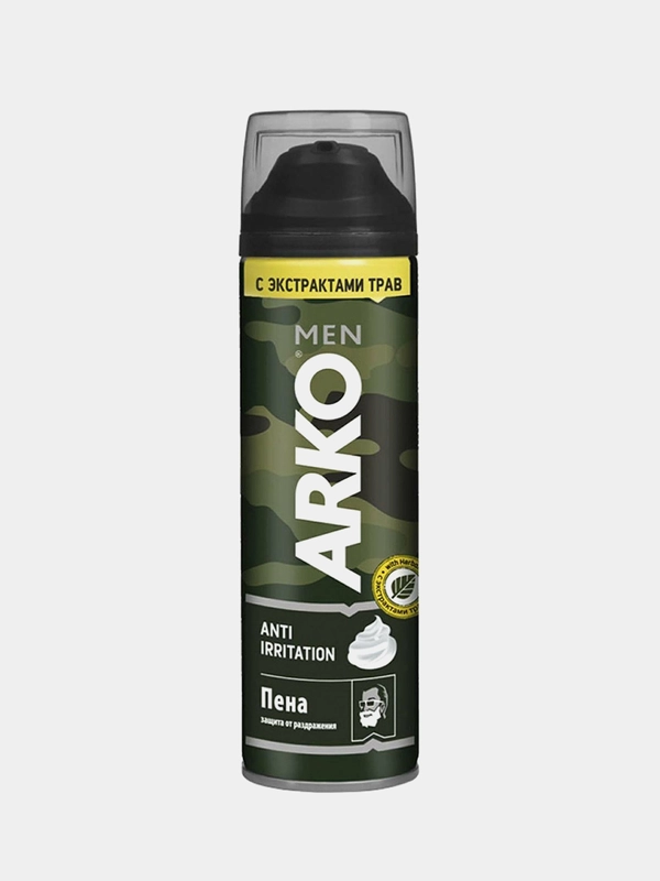 Пена для бритья Arko "Anti-Irritation", 200 мл