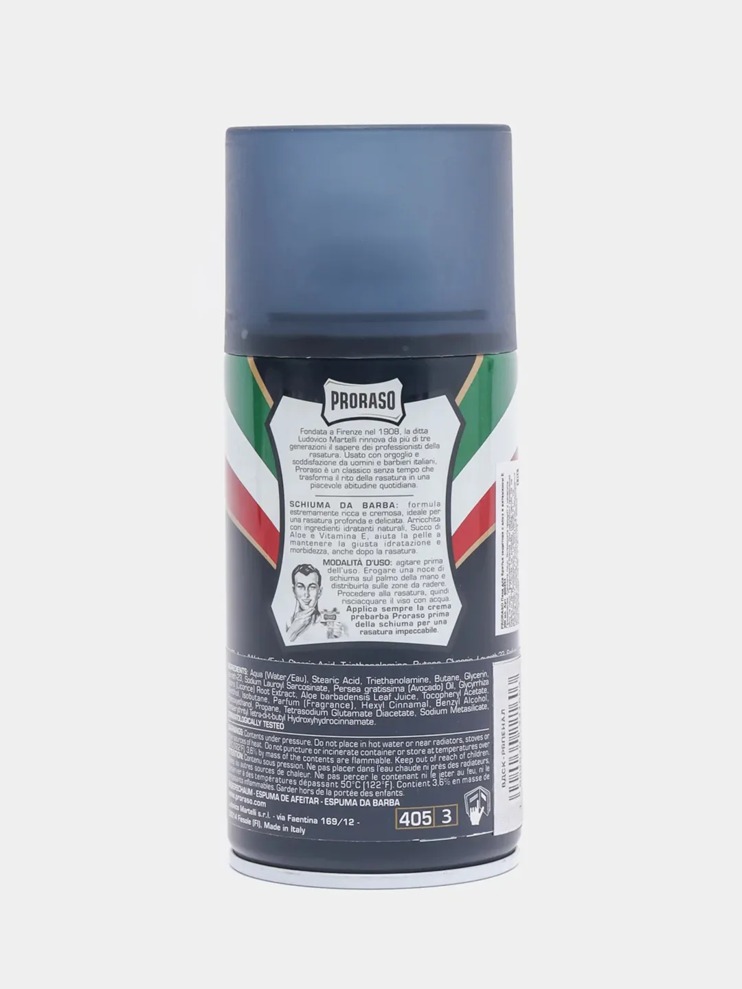Пена для бритья Proraso (Прорасо), защитная, с алоэ и витамином Е, 300 мл
