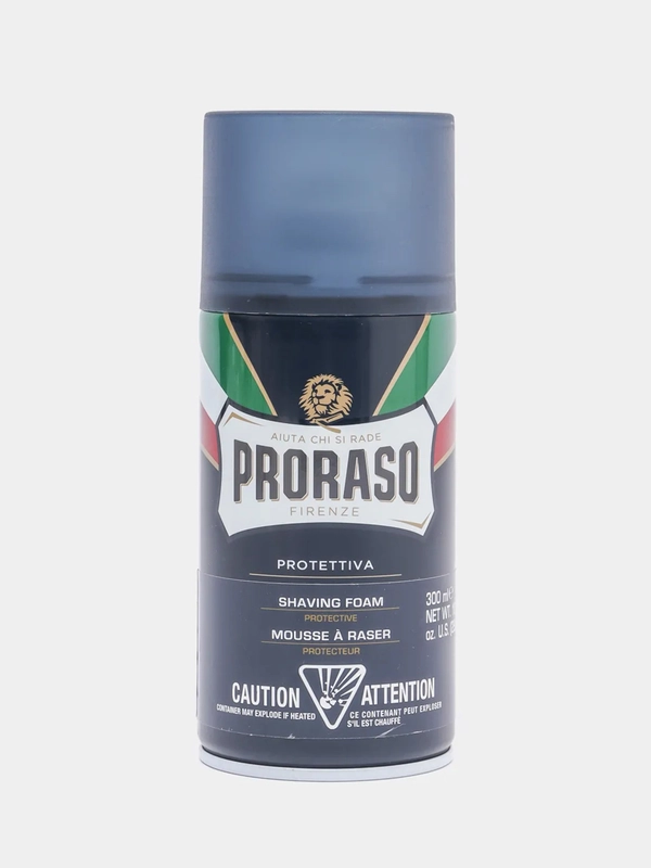 Пена для бритья Proraso (Прорасо), защитная, с алоэ и витамином Е, 300 мл