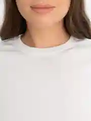 Белый топ на завязках, женский