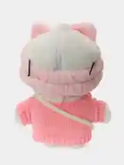 Белый мягкая утиная игрушка Mimis Lalafanfan, с розовыми щёчками