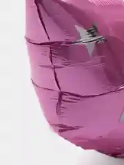 Розовый воздушный фольгированный шар в форме rороны, шар корона