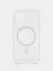 Белый чехол для iPhone 11, 12, 13, 14, 14 Pro, 14 Pro Max MagSafe, чехол на айфон магсейф