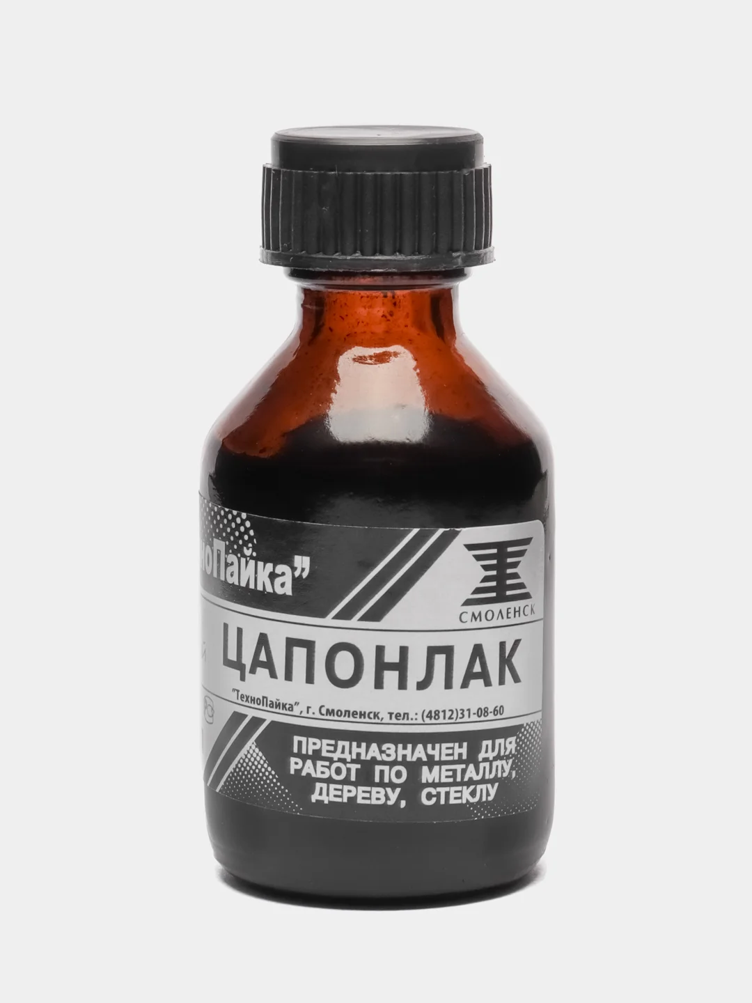Черный лак "Цапон", 30 мл