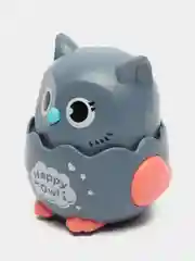 Розовый игрушка сова инерционная едет вперед