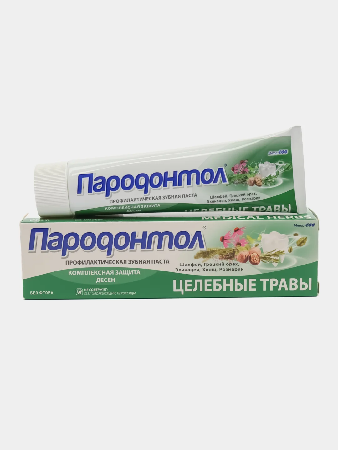 Зубная паста Пародонтол Целебные травы 124г