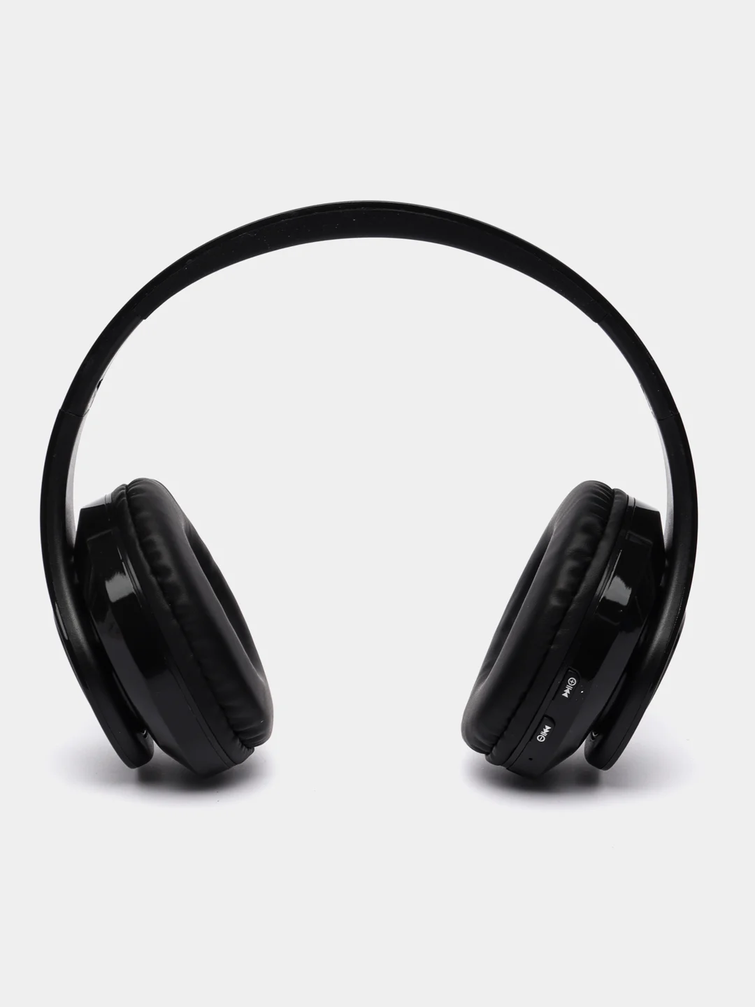 Белый наушники беспроводные Bluetooth, с микрофоном, большие