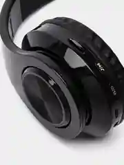 Белый наушники беспроводные Bluetooth, с микрофоном, большие