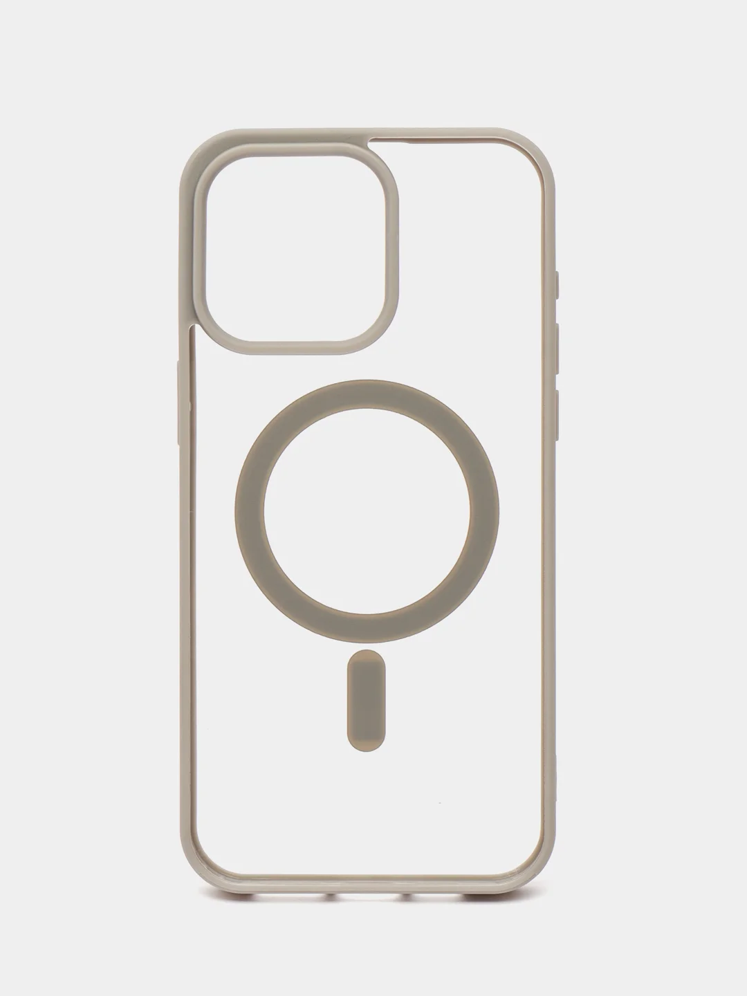 Серый чехол для iPhone 11, 12, 13, 14, 15, 16, Pro, 15 Pro Max MagSafe, чехол на айфон магсейф