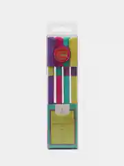 Набор гелевых ручек "Пиши-стирай" LOREX NEON Slim Soft Grip 0,5 мм синие чернила, 4 шт