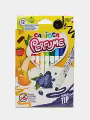 Фломастеры ароматизированные CARIOCA PERFUME смываемые , 12 цветов