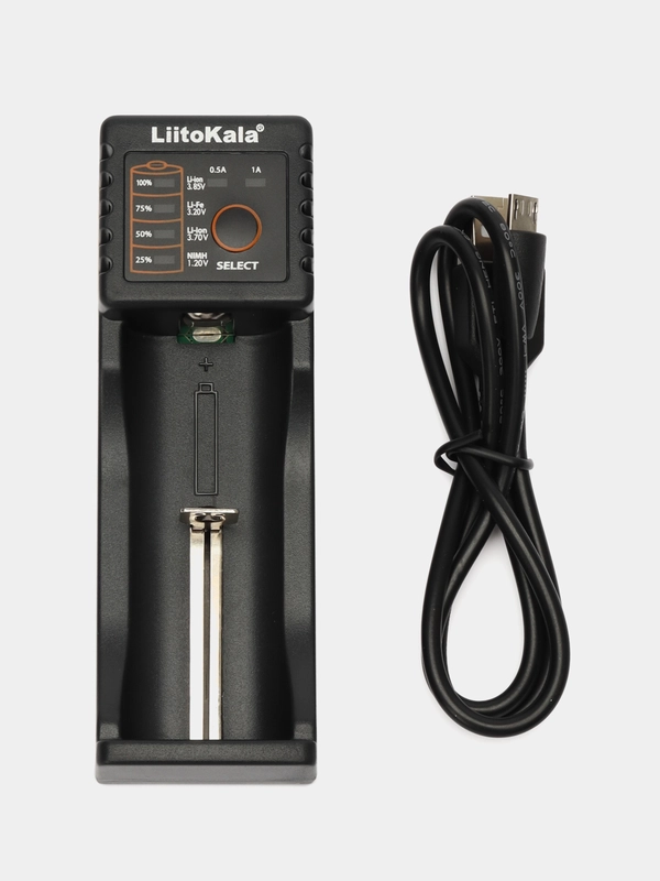 Интеллектуальное зарядное устройство LiitoKala Lii - 100, на 1 аккумулятор, 18650
