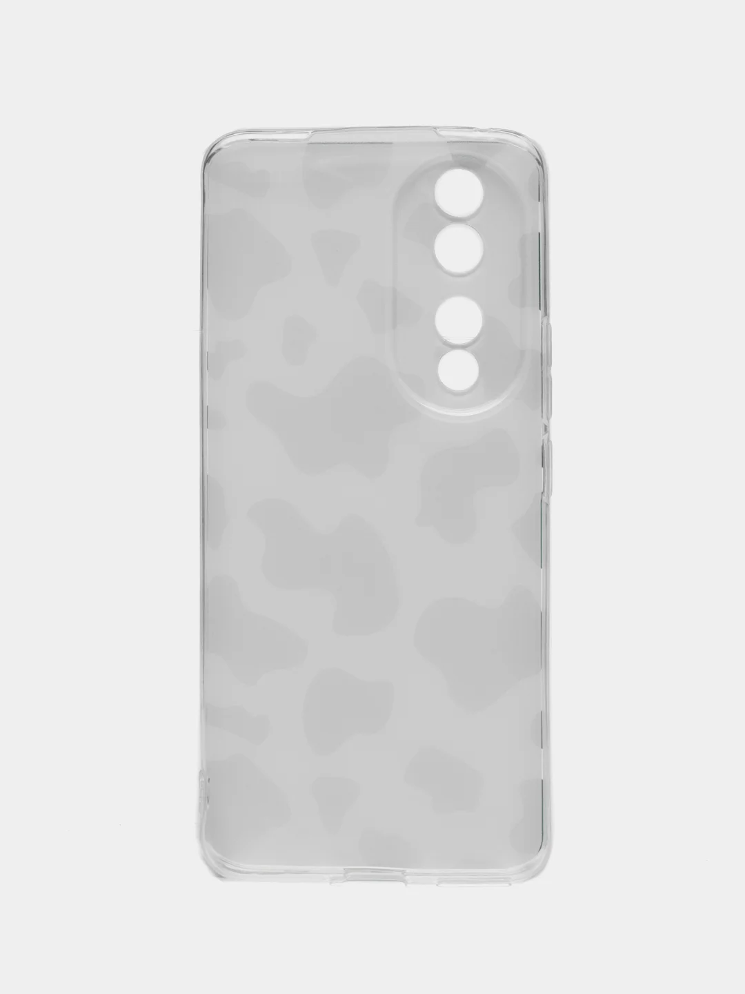 Золотистый хаки силиконовый чехол на Honor 90 (Хонор 90), прозрачный, с рисунком