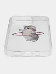 Синий меланж чехол для iPhone 11 13 14 15 12/12Pro, 13,14 Pro Max, XR, XS, 7/8 с принтом