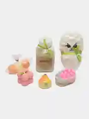 Конфетный подарочный бокс, бомбочка для ванны, соль для ванны, свеча ароматическая, массажное мыло