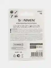 Батарейка алкалиновая Крона 1 штука, Sonnen Alkaline (6LR61, 6LF22, 1604A), 451092